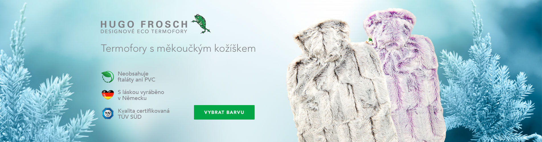 Termofory s měkoučkým kožíškem